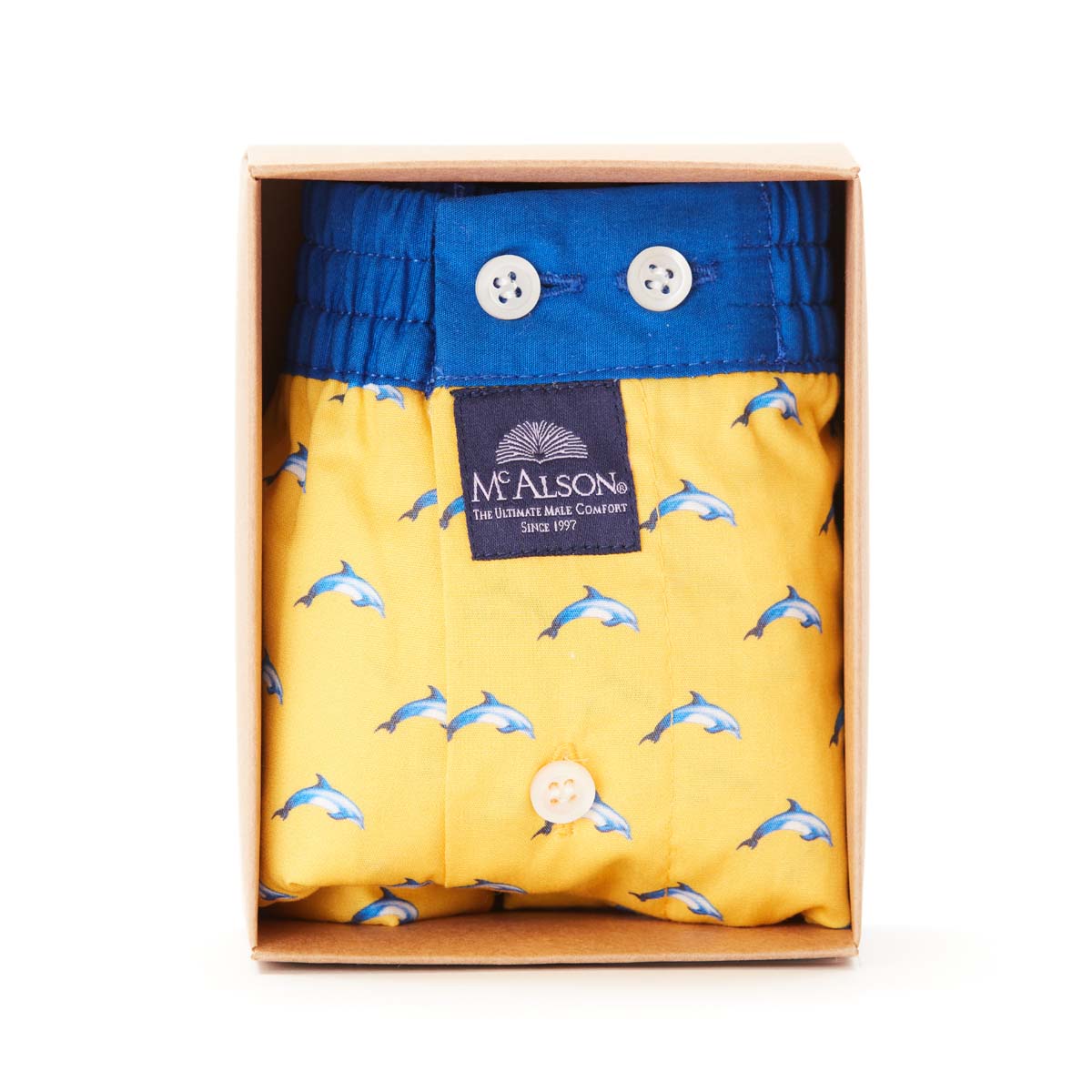 Boxer delfini giallo McAlson