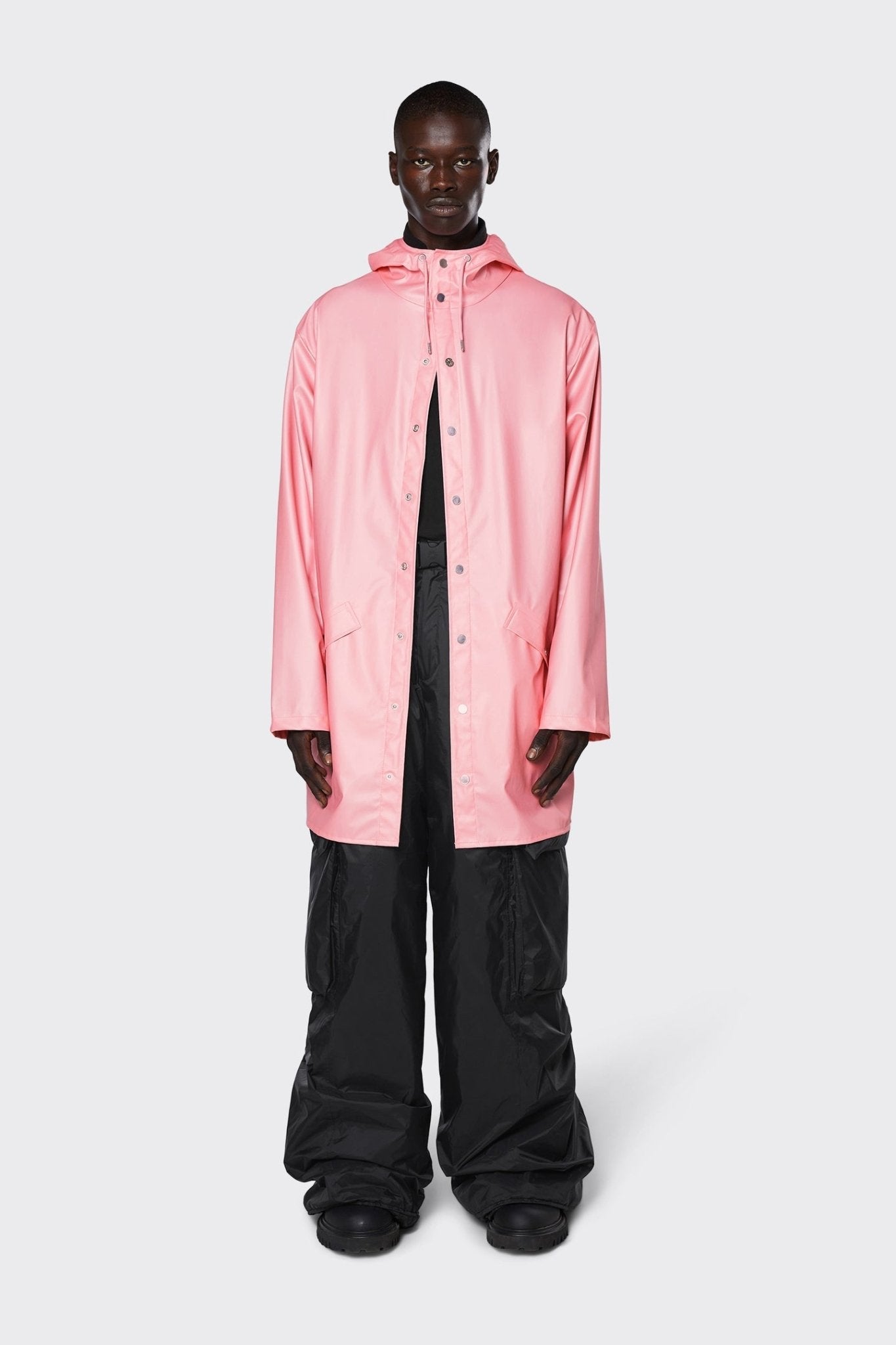 Impermeabile long jacket pink sky RAINS - MONSIEUR