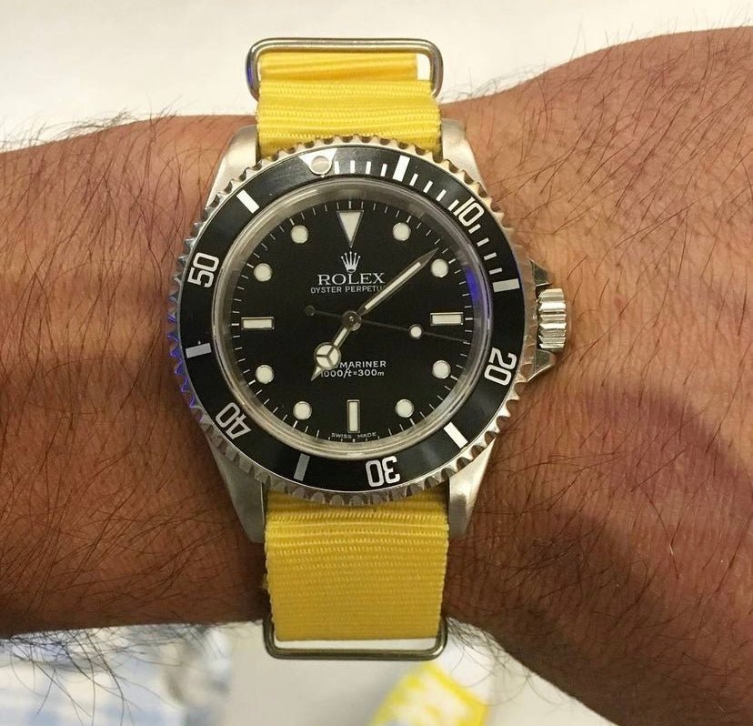 Nato strap watch giallo Monsieur - MONSIEUR