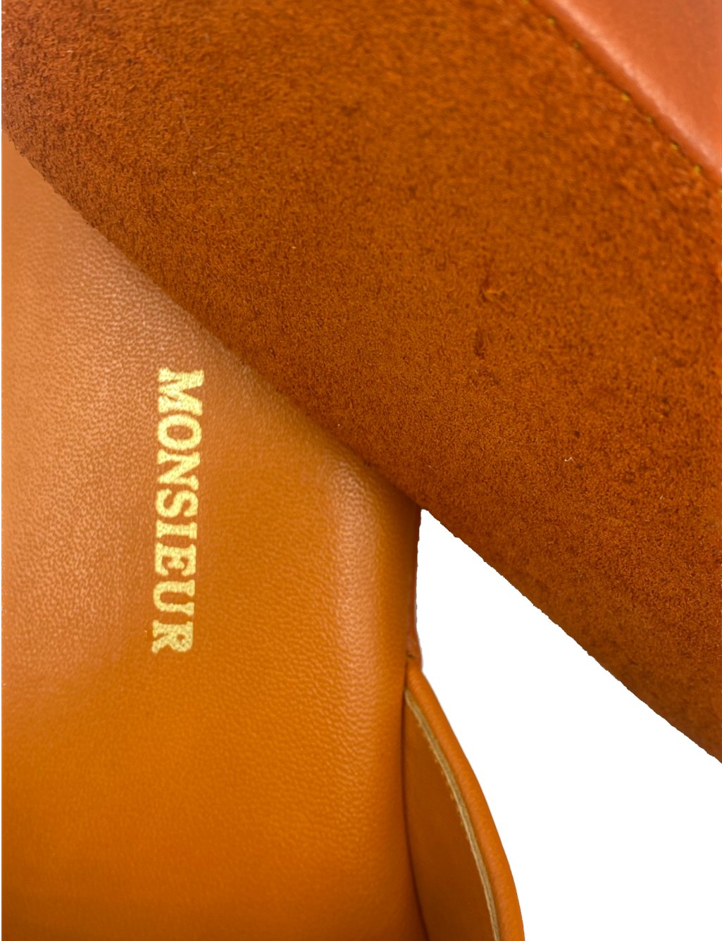 Pantofola cervo arancione Monsieur - MONSIEUR