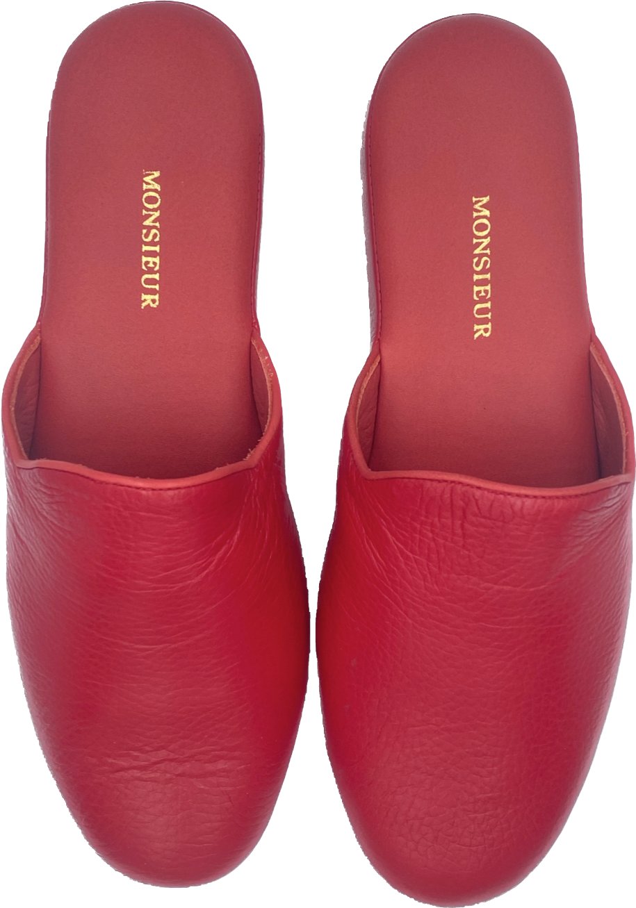 Pantofola cervo rossa Monsieur - MONSIEUR