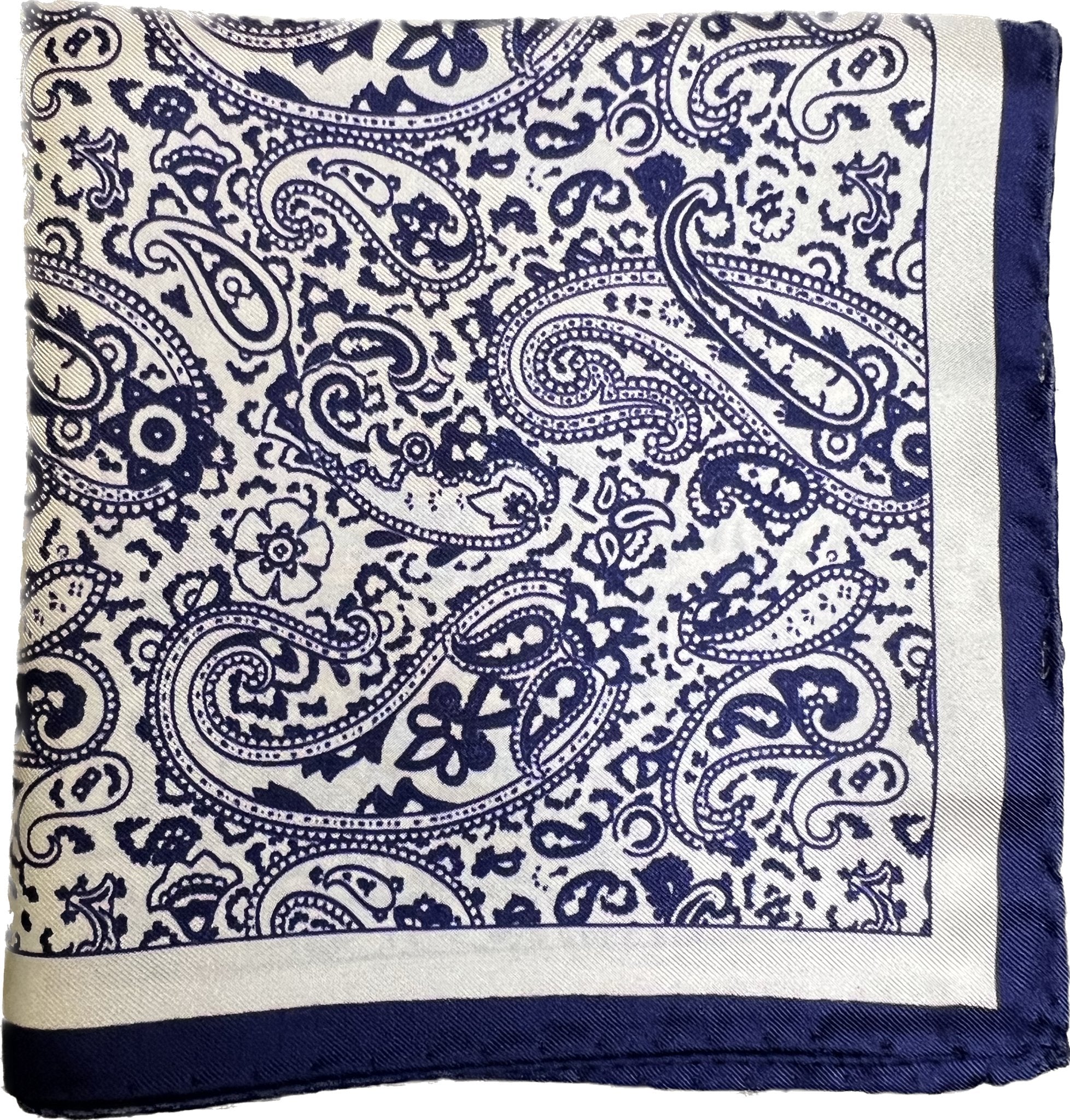 Pocket square seta bandana blu Monsieur - MONSIEUR