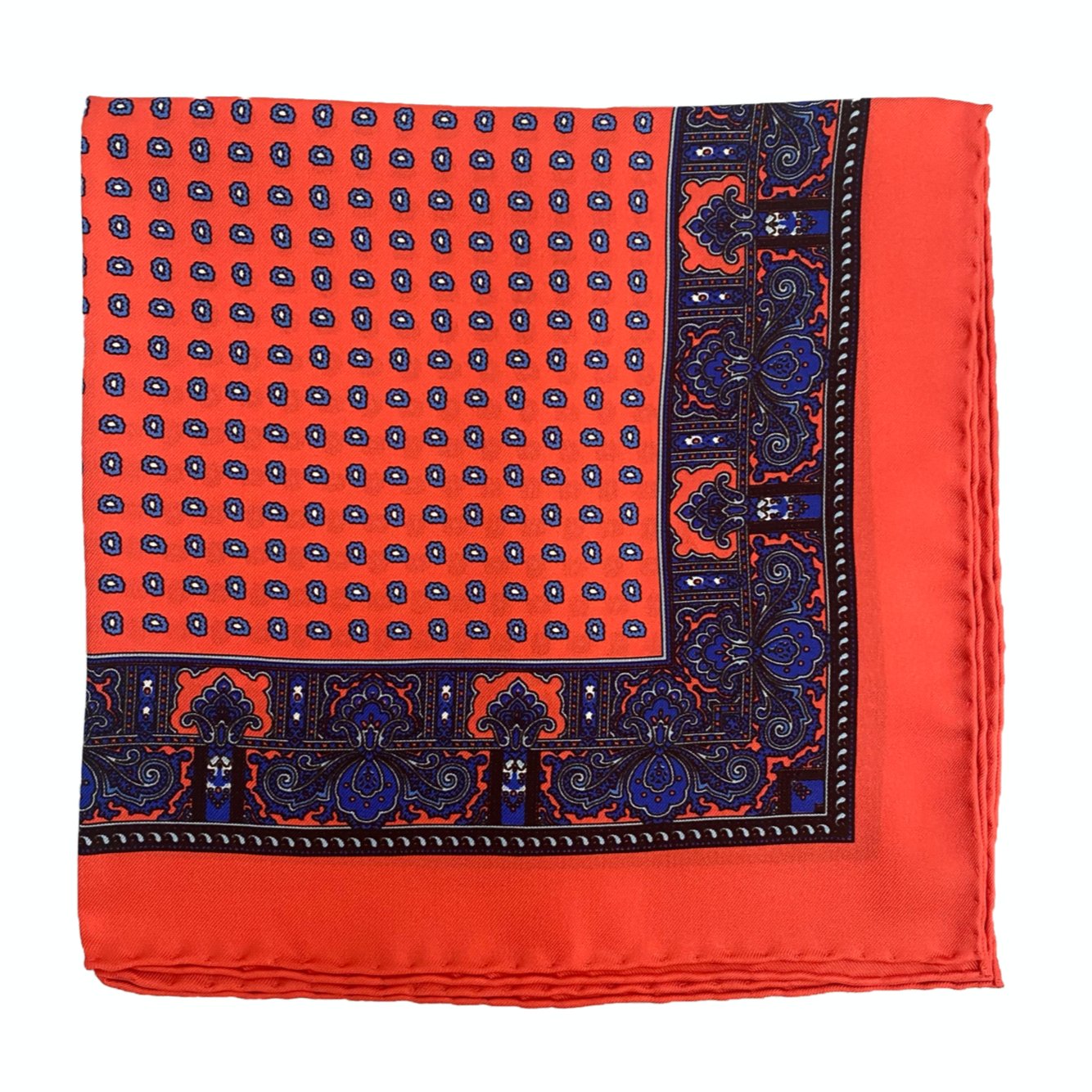 Pocket square seta fantasia rosa fluorescent Monsieur - MONSIEUR