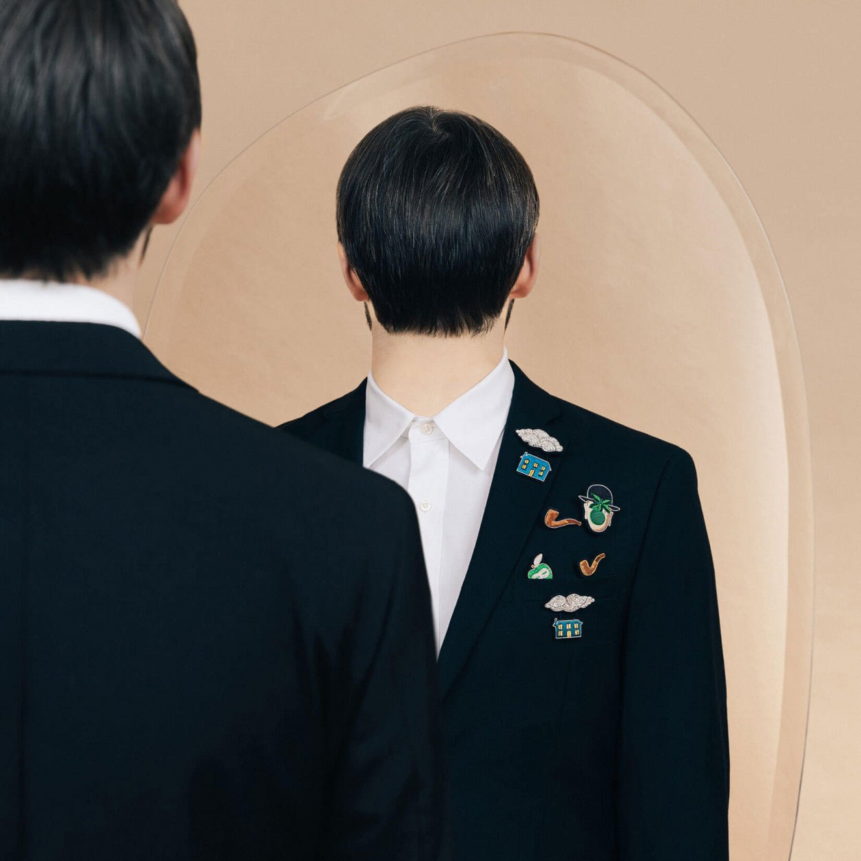 Spilla Apple Face Magritte Limited Edition Macon & Lesquoy - MONSIEUR