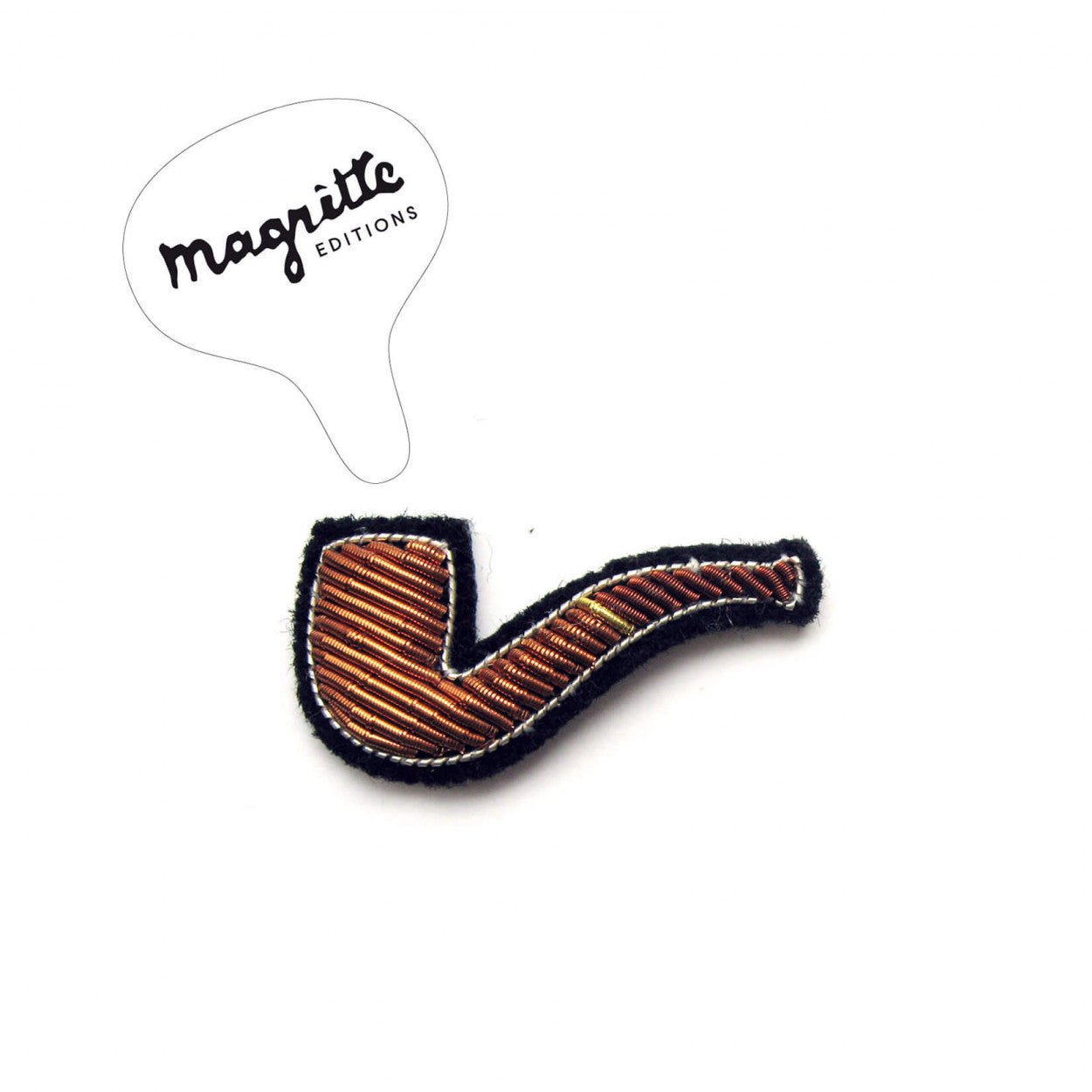 Spilla pipa Magritte Limited Edition Macon & Lesquoy - MONSIEUR