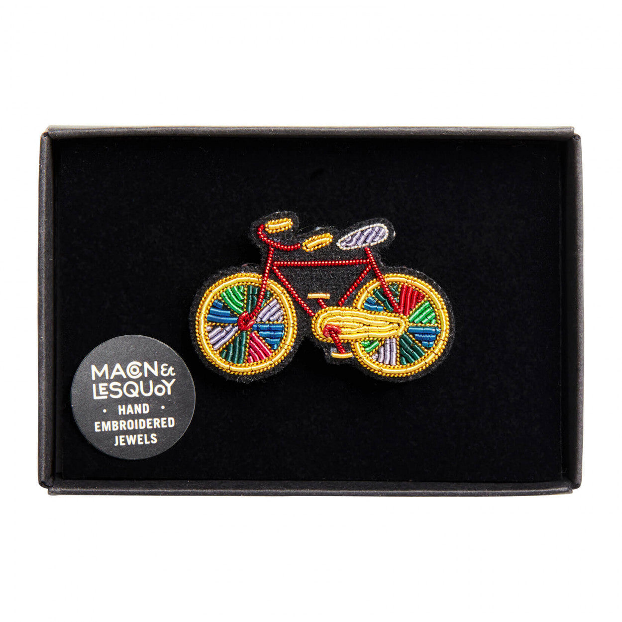 Spilla bicicletta colorata Macon & Lesquoy